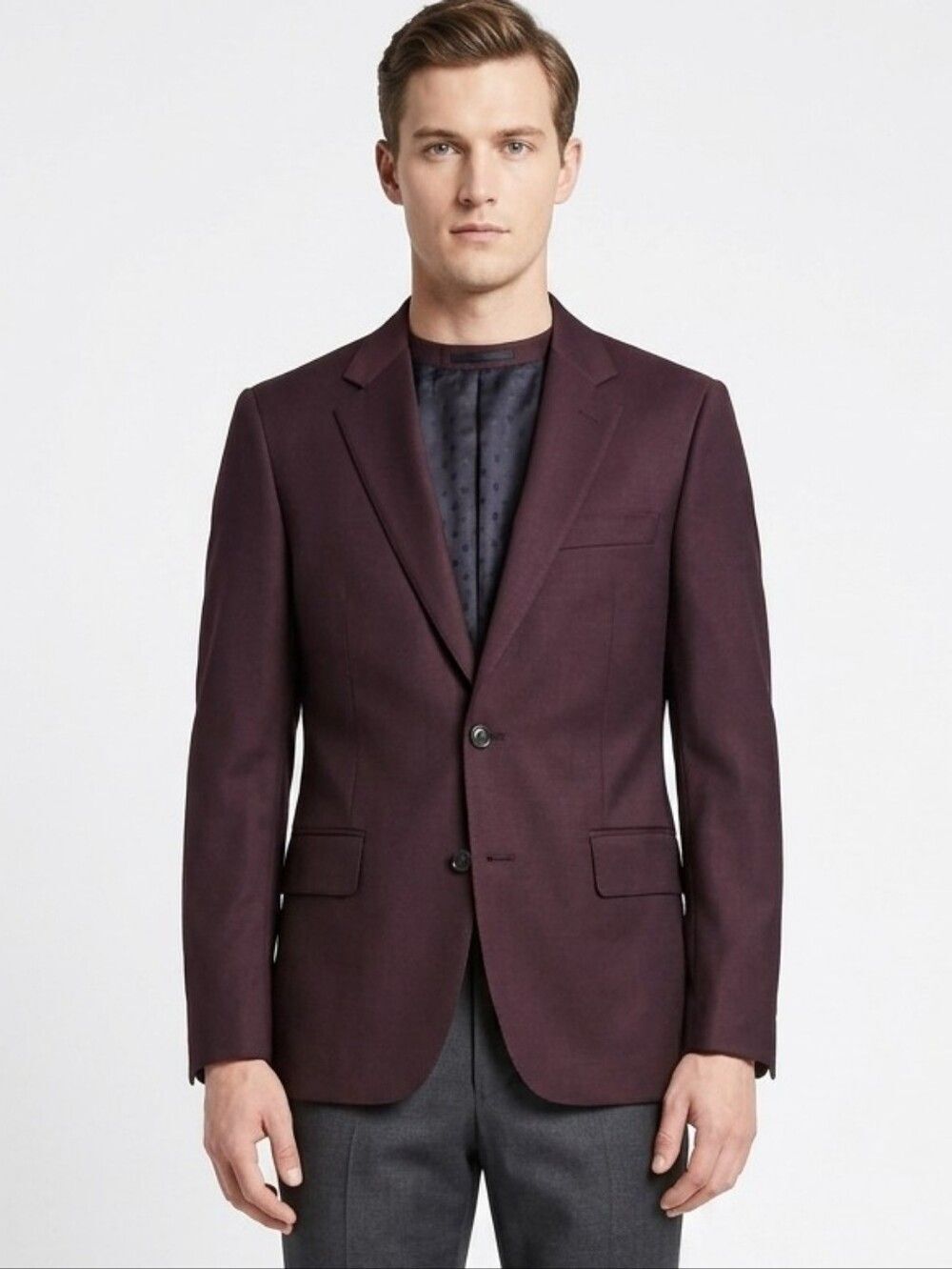 Paul Smith Mulberry Two-Button Wool Sport Coat